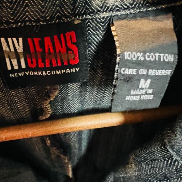 NY Jeans Jones and Co Y2K Denim Blazer - M - Picture 6 of 6
